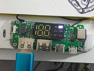6 eded 4056 typc portlu. 5 manat 1 eded powerbank modulu 18w. 6 manat