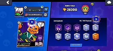 brawl stars 2: Brawl Stars oyun hesabı - Kupa sayı: 28 300+ - Prestij: 3 - Toplanan — 2