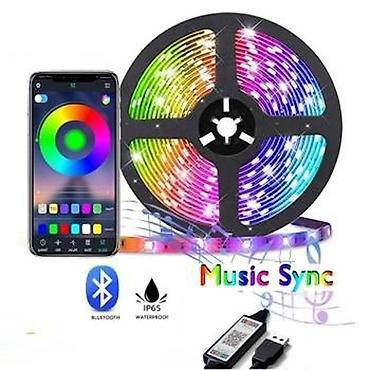 Освещение: Светодиодная Bluetooth RGB 5050 USB лента для подсветки, влагостойкая — 3