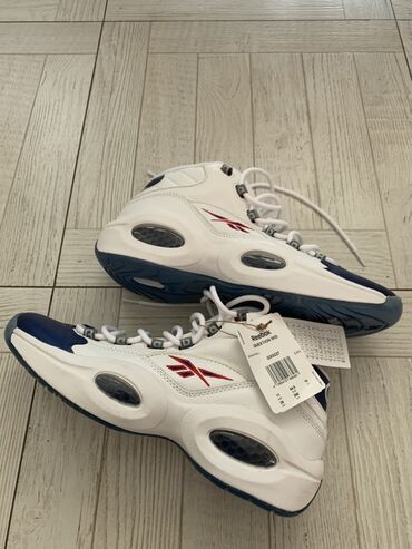 бордовые мужские мокасины: Reebok Question Mid idman ayaqqabısı - Model: Reebok Question Mid -