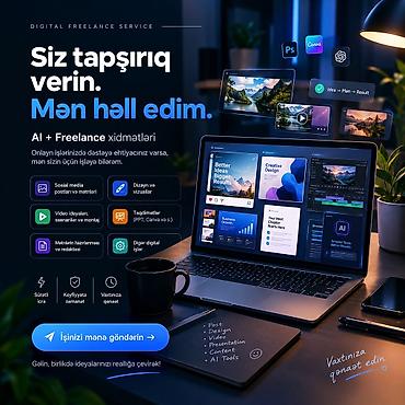 berde iş: Yeni freelance xidmət göstərməyə başlayıram və ilk müştərilər üçün — 1