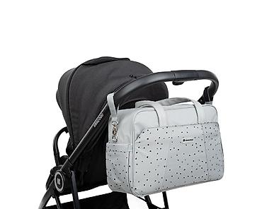 zextra kaputi: KikkaBoo Torba za mame Chelsea Dots Grey – šifra proizvoda: KKB2 — 4