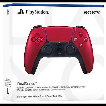 gaming qulaqliq: Sony PlayStation DualSense simsiz oyun pulti – PS5 üçün, rəng: qırmızı — 1