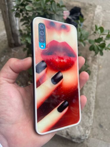 almanı telefon: Samsung Galaxy A50, 64 GB, rəng - Göy, İki sim kartlı