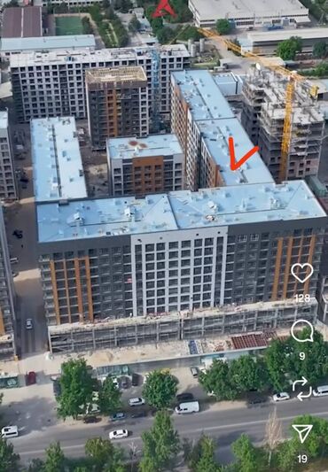 центральная мечеть: 2 комнаты, 53 м², Элитка, 1 этаж, Евроремонт