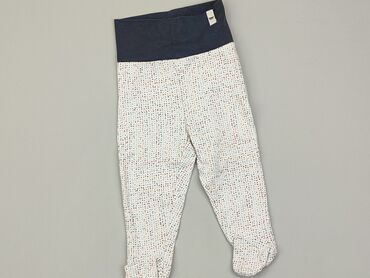białe legginsy: Spodnie dresowe, 3-6 m, stan - Bardzo dobry