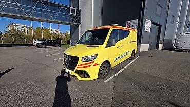 авариный машины: Mercedes-Benz Спринтер: 2019 г., 3 л, Автомат, Дизель, Фургон — 1