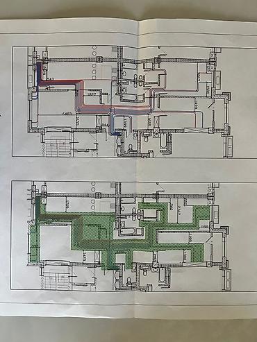 700: 3 комнаты, 137 м², Асанбай мкр Элитка, 8 этаж, ПСО (под самоотделку) — 2