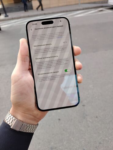 Apple iPhone: IPhone 14 Pro Max, 128 GB, Deep Purple, Zəmanət, Simsiz şarj, Face ID — 5