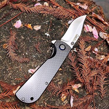 лезвия: Складной нож Watchman W018CF с рукоятью из Карбона (углеродное — 7