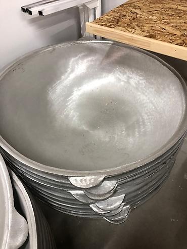 Казаны: Алюминиевые казаны/чаны (вок-тип) для приготовления на открытом огне и — 1