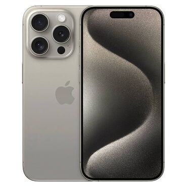 айфон 15 в рассрочку: IPhone 15 Pro, Б/у, Natural Titanium, Зарядное устройство, Защитное стекло, Чехол, 85 %