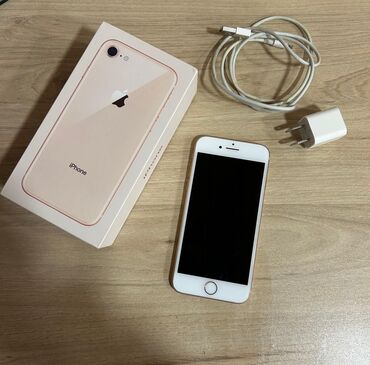 Apple iPhone: IPhone 8, 64 GB, Rose Gold, Barmaq izi