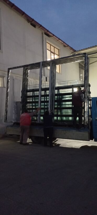 Plastik pəncərələr: Yeni İkiqat şüşə paketi Plastik pəncərə, Еni: 350 sm, Uzunluğu: 300 sm, Pulsuz quraşdırma — 12