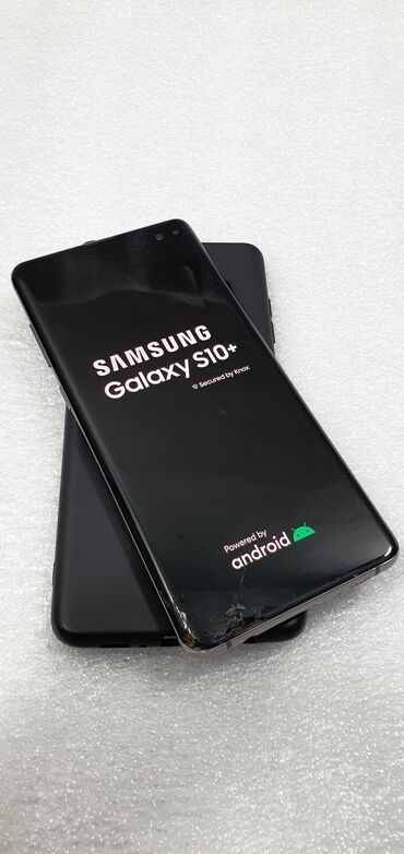 самсунг телефон s10: Samsung Galaxy S10 Plus, Б/у, 128 ГБ, цвет - Черный, 2 SIM