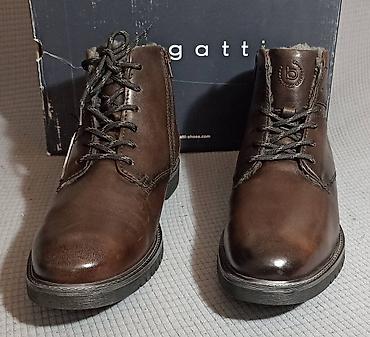 Čizme: Muške zimske kožne čizme original Bugatti broj 45 Nove,nikad nošene - — 5