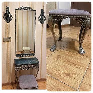 Digər mebel: Dəst satılır 200₼. Üstü mərmərdi. Baha alınıb. Ünvan 28may &Rumi — 1