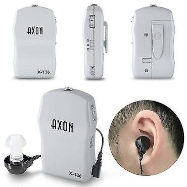 Слуховые аппараты: AXON X-136 qulaqcıqlı eşitmə gücləndiricisi eşitmə aparati çatdirilma — 1