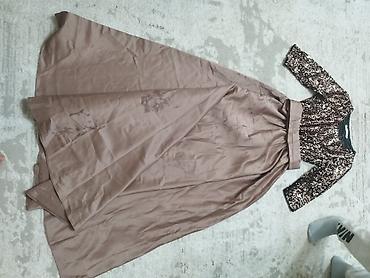 бордовый платье: Очень красивое пышное платье. коричневый цвет 👗 на выход размер 42-44 — 3