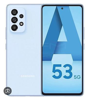 купить тв 65: Samsung Galaxy A53 5G, Б/у, 128 ГБ, цвет - Синий, 2 SIM — 2