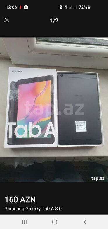 samsung planşet: Samsung Tab A 8.0 planşeti təqdim olunur. Yığcam dizaynı sayəsində