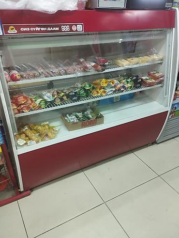 Холодильные витрины (2 шт.) для магазина/кафе 1) Открытая холодильная