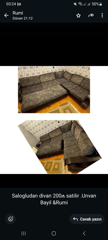 Divanlar: Künc divan