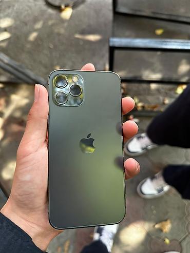 телефон айфон 12 про: IPhone 12 Pro, Б/у, 256 ГБ, Black Titanium, 100 % — 2