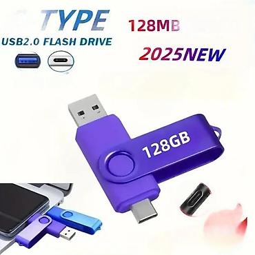 Hard diskovi, eksterni diskovi: USB flash memorija(dvostruki-USB i C ulaz) 128MB NOVO. DUALNA FLEŠ — 11