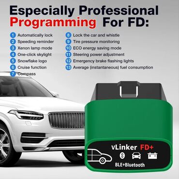 Alati za automobile: Vgate vLinker FD+ ELM327 V2.2 Forscan za Ford i Mazdu, Bluetooth 4.0 — 10