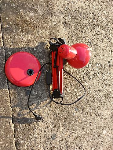 posta kula: Stolna/desktop radna lampa sa podesivim krakovima – crvena - Klasičan — 8