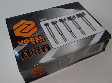 Burgije: Set Forstner burgija za drvo – 5 kom u drvenoj kutiji - Tip: Forstner — 5