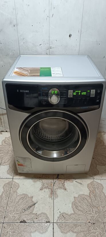 Kondisionerlər: Paltaryuyan maşın Samsung, 7 kq, İşlənmiş, Avtomat, Qurutma var, Ödənişli çatdırılma