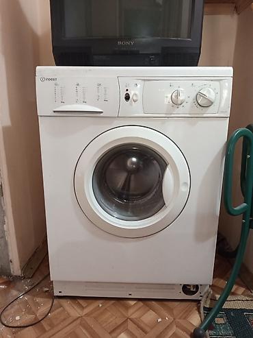 kitchen aid: Газовая печь, Indesit, Б/у, Напольная, цвет - Белый, Полная оплата — 3