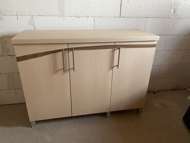 Furniture: Cabinet, color - Beige, Used