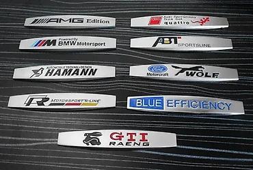 Auto delovi, gume i tjuning: Bluemotion znak prednji + zadnji. Komplet prednji + zadnji znak — 8