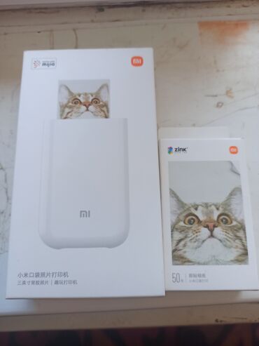Принтеры: Мини принтер Xiaomi 50 лист в подарок Новый бесплатная доставка