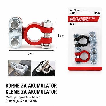 KMT klip za akumulator automobila 2000746 Opis: - Set klema/borni za