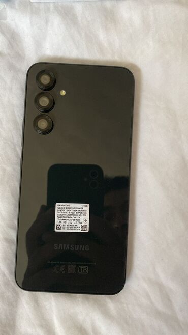 кол саат телефон: Samsung Galaxy A54 5G, Жаңы, 128 ГБ, түсү - Кара, 1 SIM, 2 SIM