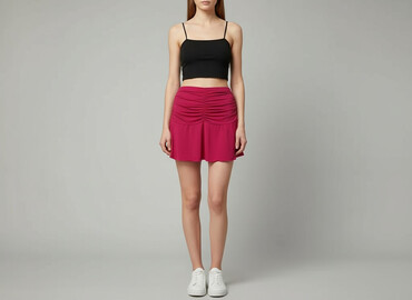 spódnice mini z eko skóry: PrettyLittleThing, Спідниця жіноча, розмір XS