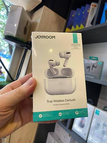 pro 3: Yeni Simsiz (Bluetooth) Qulaqcıqlar, Joyroom, rəng - Ağ — 1