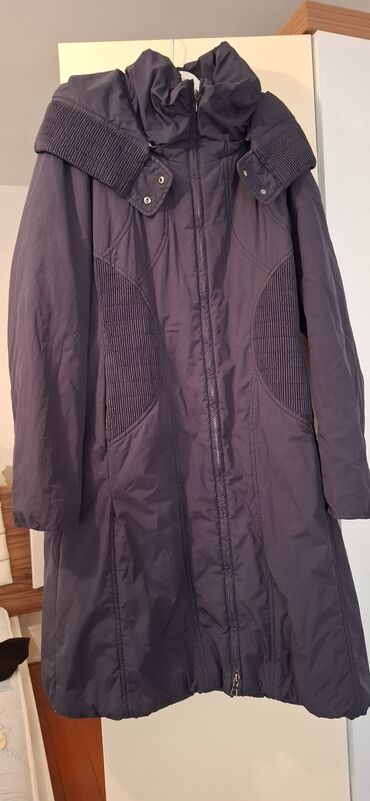 qara cins pencekler: Пальто, L, цвет - Серый