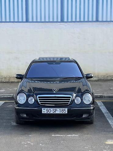 a class mercedes: Mercedes-Benz E‑Class W210 sedan - Kuzov: 4 qapılı sedan, qara rəng - — 3