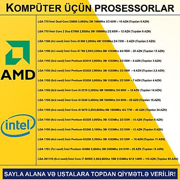 Prosessorlar: Prosessor Intel Core i5 Kompüter üçün Prosessorlar, İşlənmiş — 2