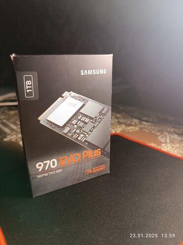 Masaüstü kompüterlər və iş stansiyaları: Samsung 970 Evo Plus NVMe M.2 1TB SSD yaddaş kartı sürətli yenidir