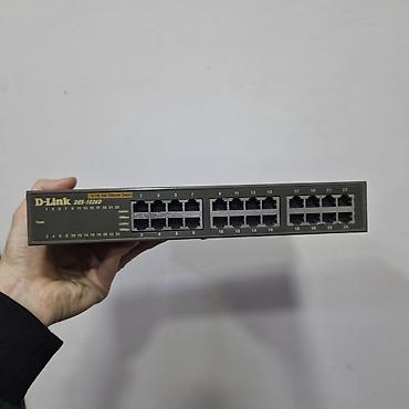 сетевые адаптеры d link: Коммутатор D‑Link DES‑1024D - 24 порта RJ‑45 10/100 Mbps Fast — 1