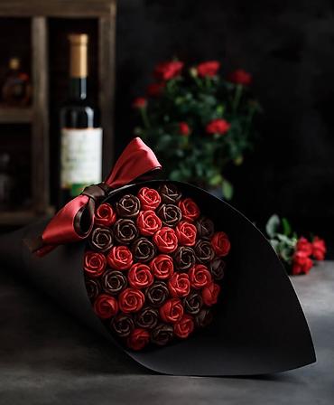 Съедобные букеты: 🍫🌹 ШОКОЛАД ГҮЛДӨР – ТАТТУУ СЕЗИМДИН ЭҢ СУЛУУ БЕЛЕГИ! 🌹🍫 Гүл соолуйт… — 3