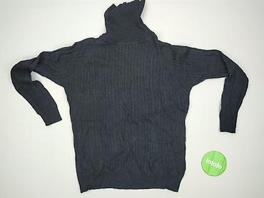 sweter asymetryczny: Yessica, Golf damski, rozmiar XL — 3