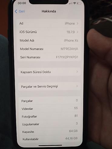 Apple iPhone: IPhone Xs, 64 GB, Space Gray, Face ID — 9