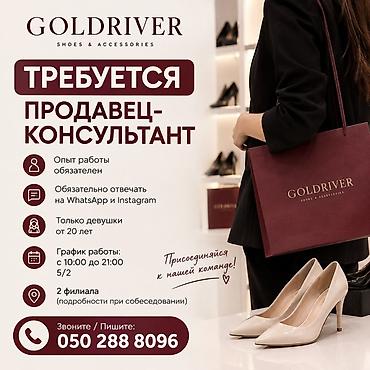 head hanter: Вакансия: продавец‑консультант в GOLD RIVER (Shoes & Accessories) — 1